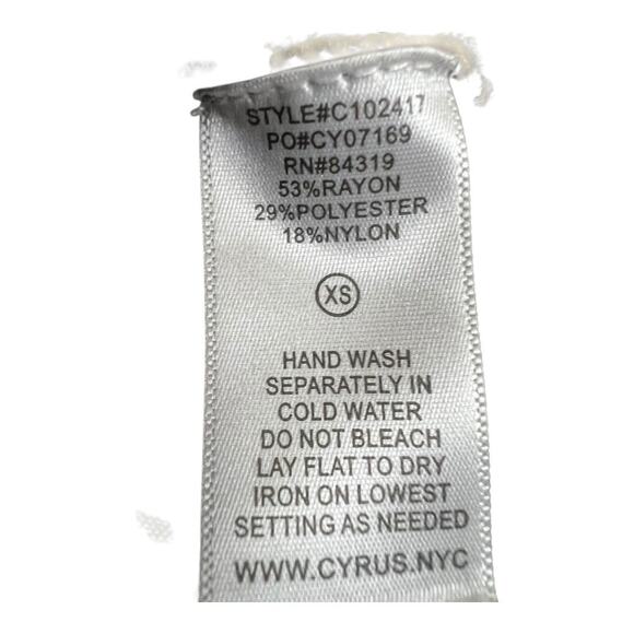 Cyrus Long Sleeve Tweed Cardigan Blazer Jacket XS Preppy Office Brunch - Picture 5 of 7